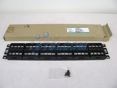 Panduit NKFP48Y NetKey 48-Port 2U Keystone Patch Panel New Open Box ~STSI