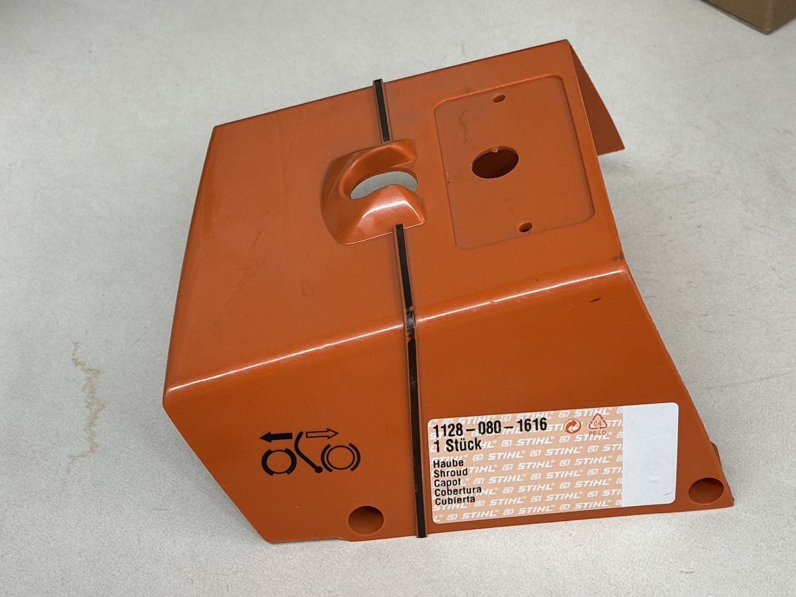 STIHL OEM TOP CLYINDER SHROUD COVER 1128 080 1616 FOR STIHL MS460 046 CHAINSAWS - Picture 1 of 2