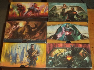 Empty Fat Pack Boxes Box Magic the Gathering MTG Time Spiral Mirrodin Lot 14