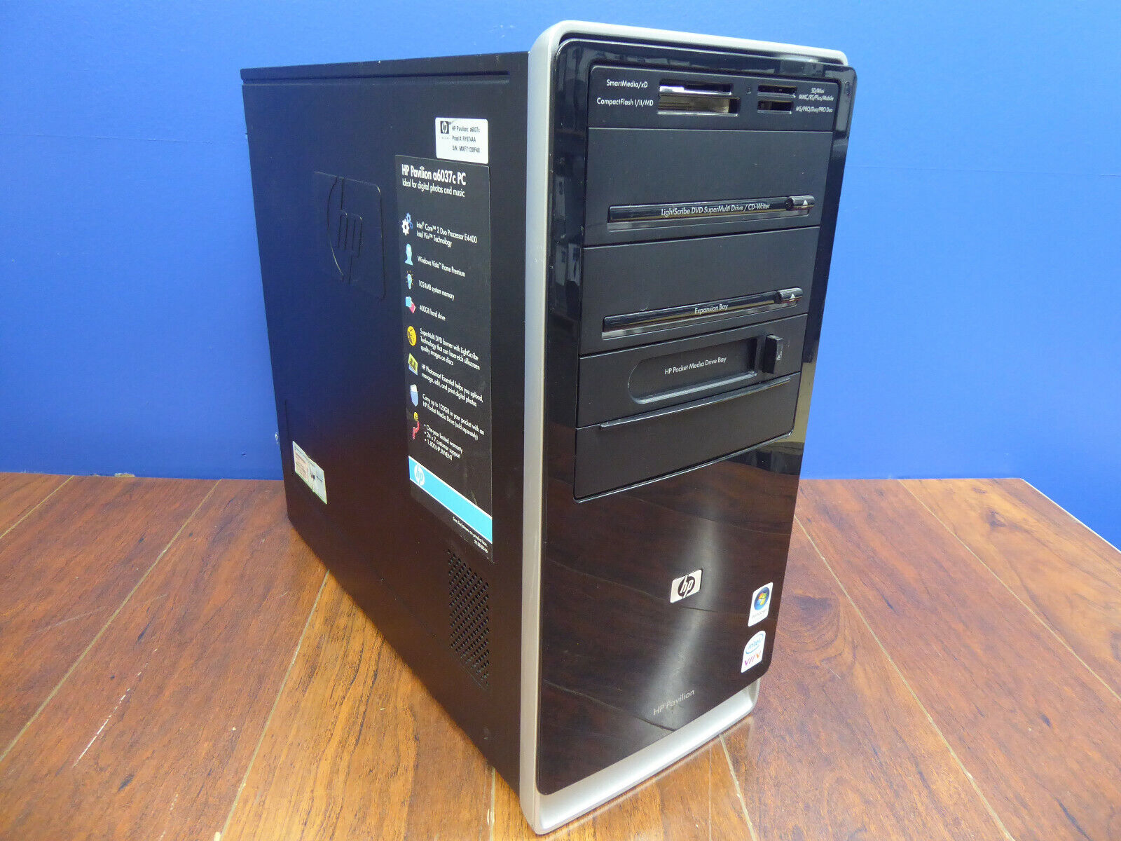 HP PAVILION A6037C TOWER PC INTEL CORE 2 DUO 2.0GHz 4GB 80GB HP PAVILION A6037C TOWER PC INTEL CORE 2 DUO 2.0GHz 4GB 80GB