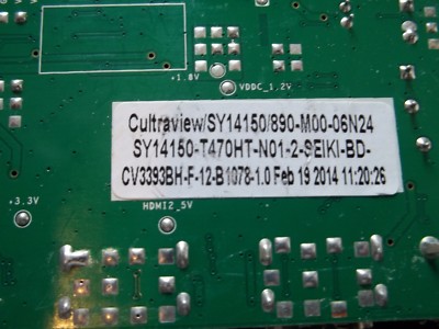 SEIKI SE47FY19 MAIN, 1.80.60.00203,SY14150, T470HTN01.2 PANEL,890-M00-06N24