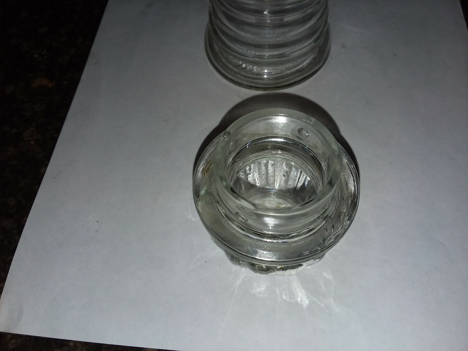 RETRO TURQUOISE AND GOLD DECANTER