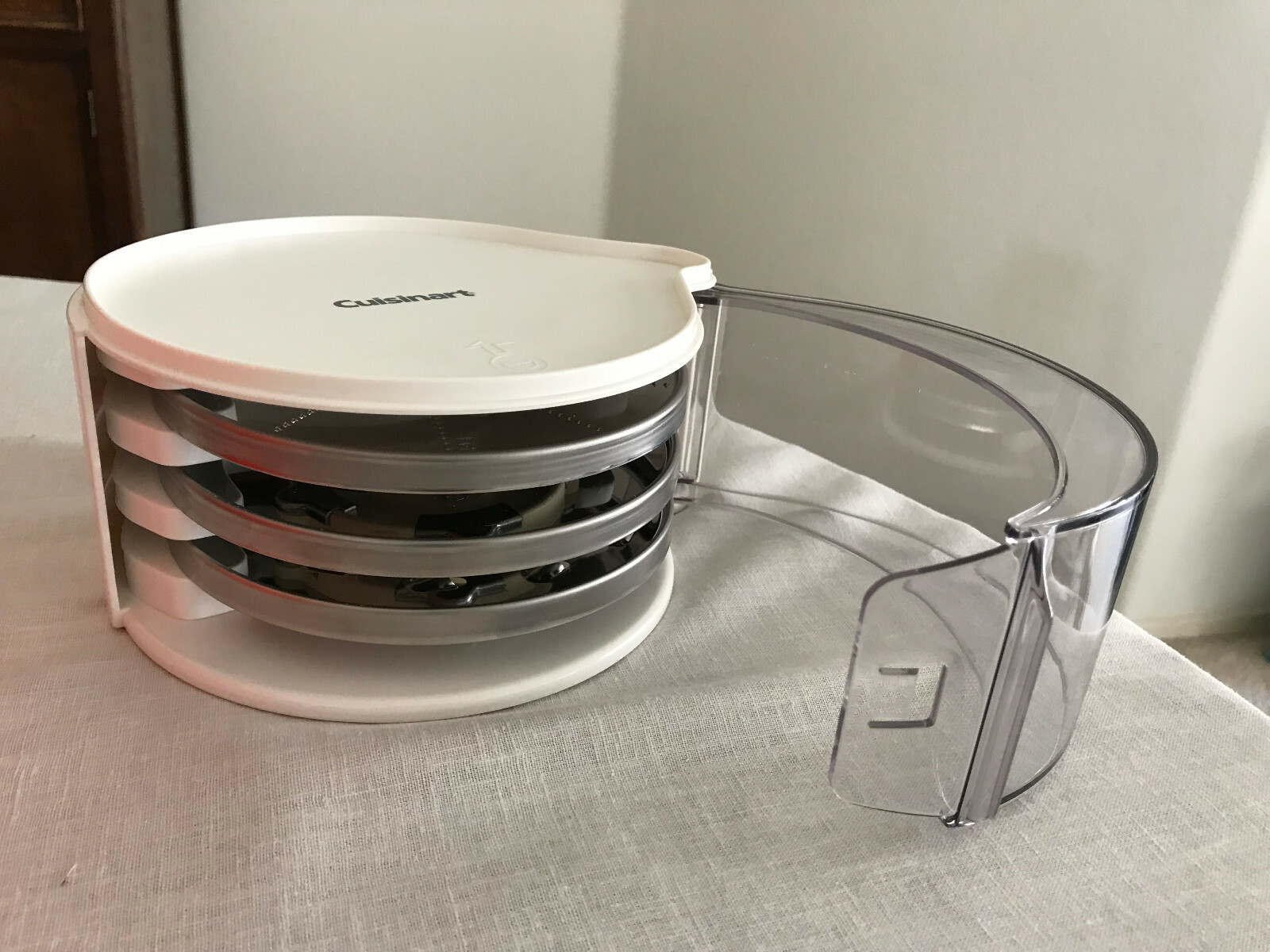 Cuisinart Food Processor DISC Holder + Grater Shred Slice Blade SET for DLC 8 10