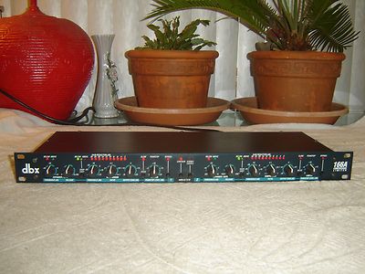 DBX 166A, 2 Channel Compressor Limiter Expander Gate, Vintage Rack, As Is Repair