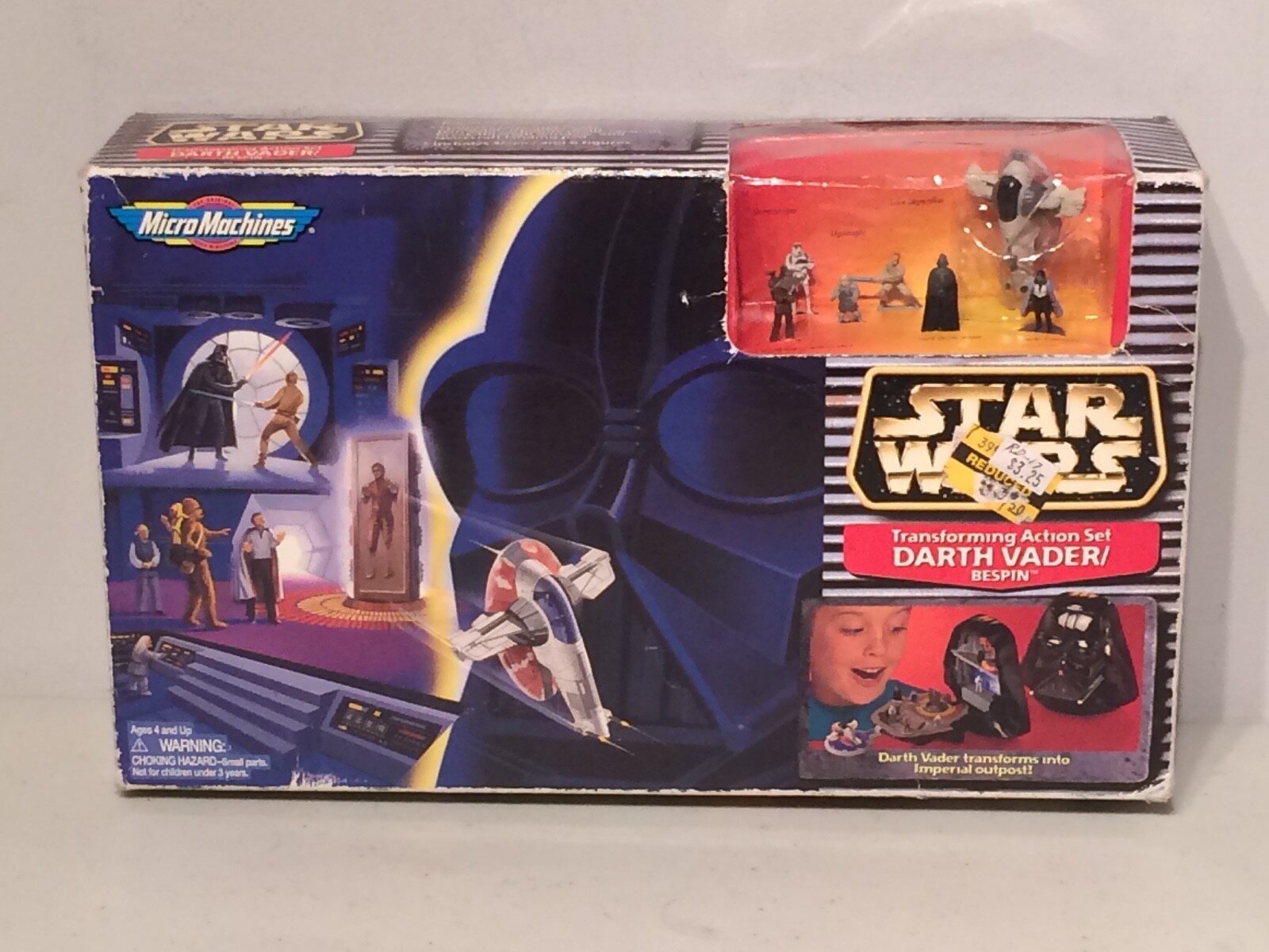 1997 Star Wars Micro Machines Transforming Action Set Darth