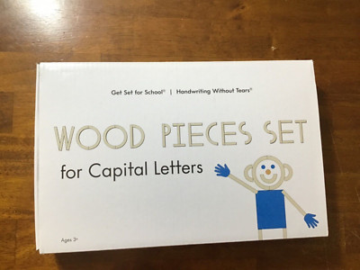 Learning Without Tears Wood Pieces Set Capital Letters Handwriting Manipulatives