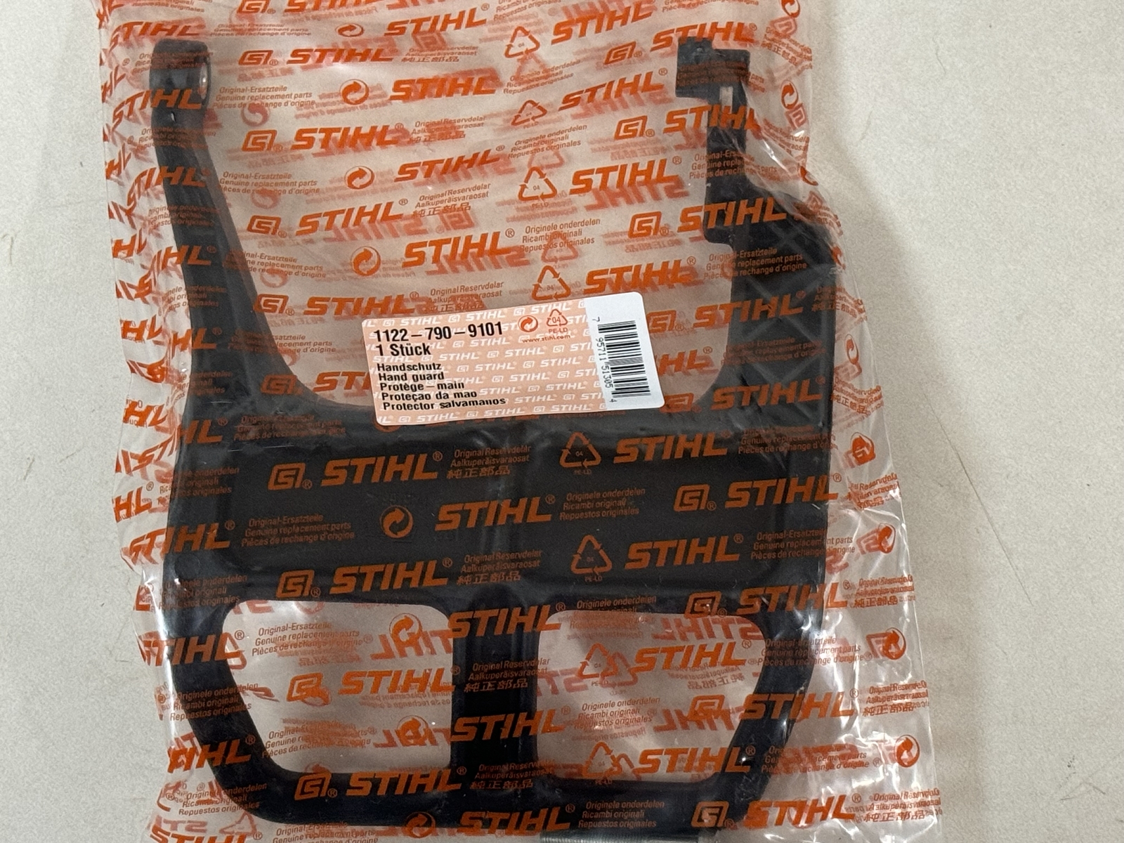STIHL OEM HAND GUARD 1122 790 9101 FOR 066 MS660 MS650 MS660R MS650R CHAINSAWS - Picture 3 of 3