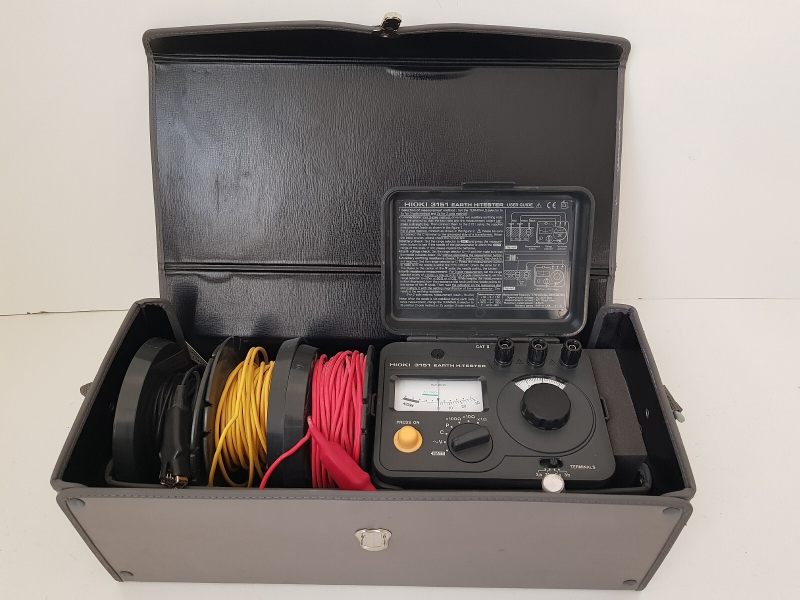 HIOKI 3151 接地抵抗計(HIOKI 3151 Earth Hi Tester 動作確認 HIOKI 3151 接地抵抗計(HIOKI 3151 Earth Hi Tester 動作確認