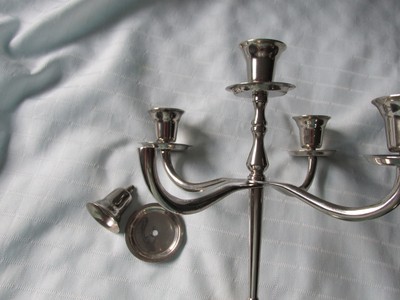 VINTAGE 5 ARM SILVERPLATED CANDLEABRA
