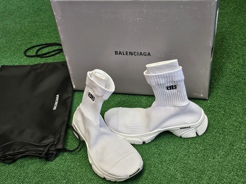 【BALENCIAGA】Speed 3.0 Sneakers Gray:White NEW IN BOX balenciaga speed 3.0 womens size 39 grey knit