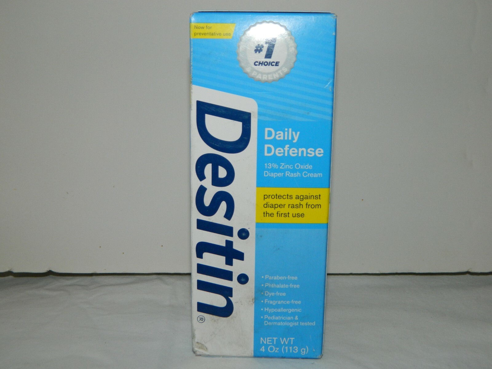 Desitin Daily Defense Diaper Rash Cream Ointment - 4 oz 113 g (13 % Zinc Oxide)