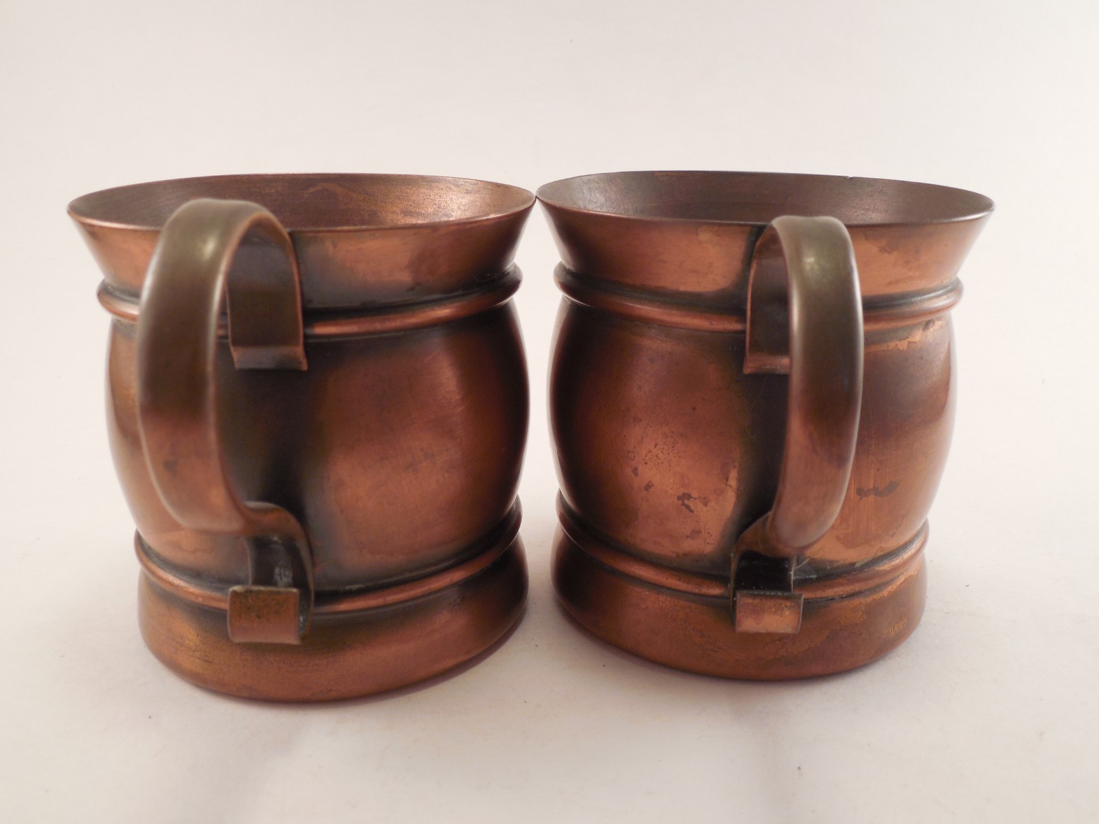 Pair of Gregorian Copper Moscow Mule Mugs Made in USA
