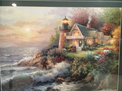 Nicky Boehme ‘Guardian of the Sea’ Framed SIGNED Print 31” X 26”