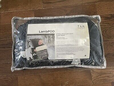 7AM ENFANT NWT Lamb Pod COVER for Strollers & Car-Seat Navy pattern S-M 0-18 M