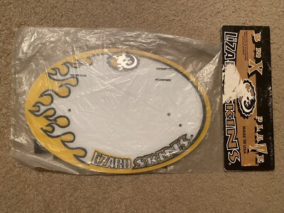 NOS LIZARD SKINS BMX NUMBER PLATE OLD SCHOOL