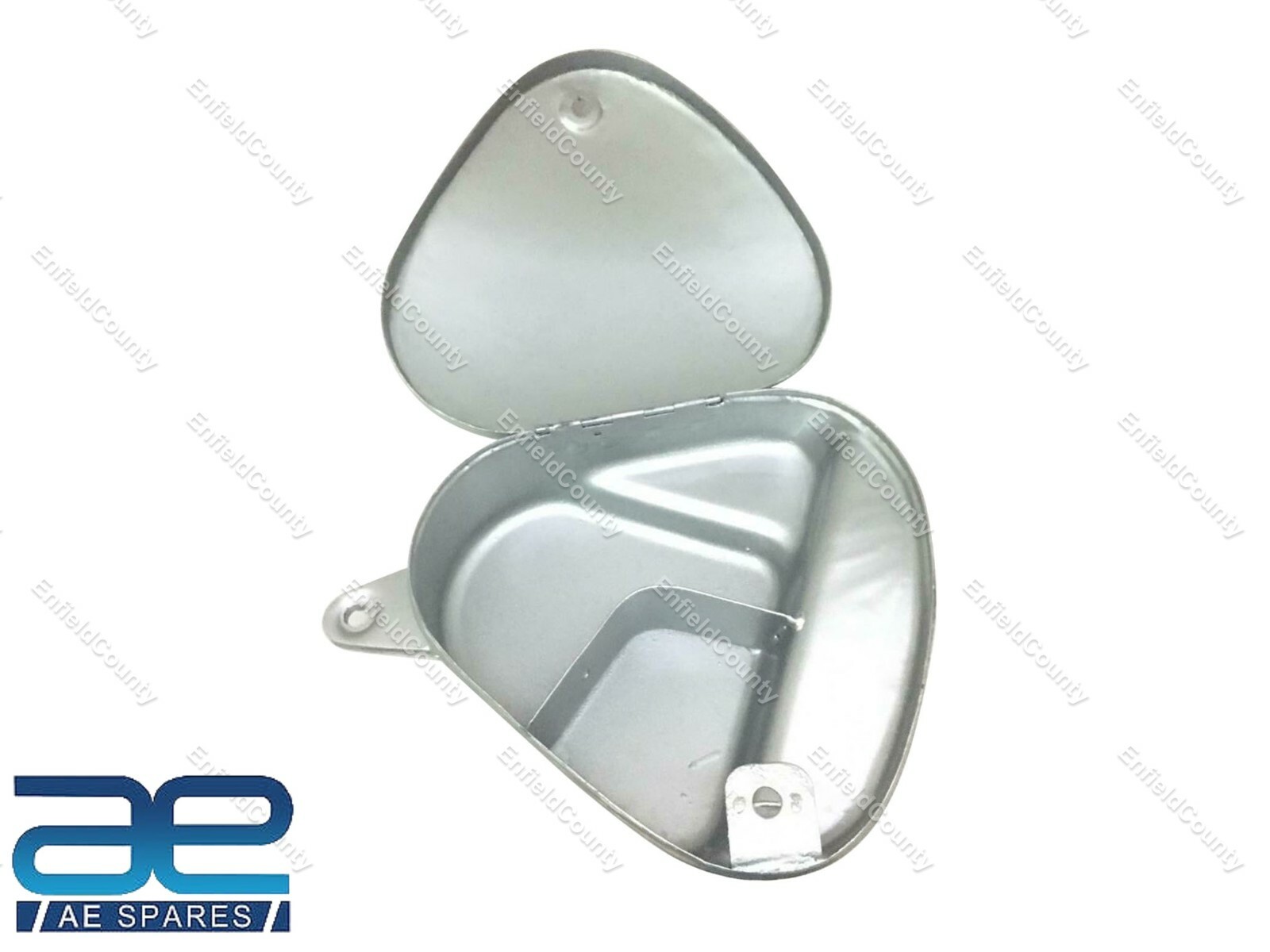 Fits For BSA A7 A10 Motorcycle Silver Toolbox & Oil Tank Pair  