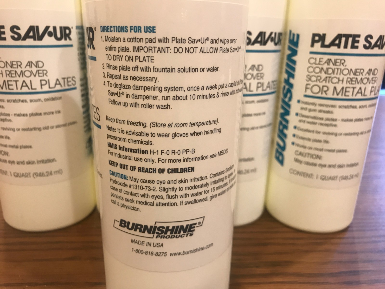 Burnishine Plate Savur QTY: 5 bottles