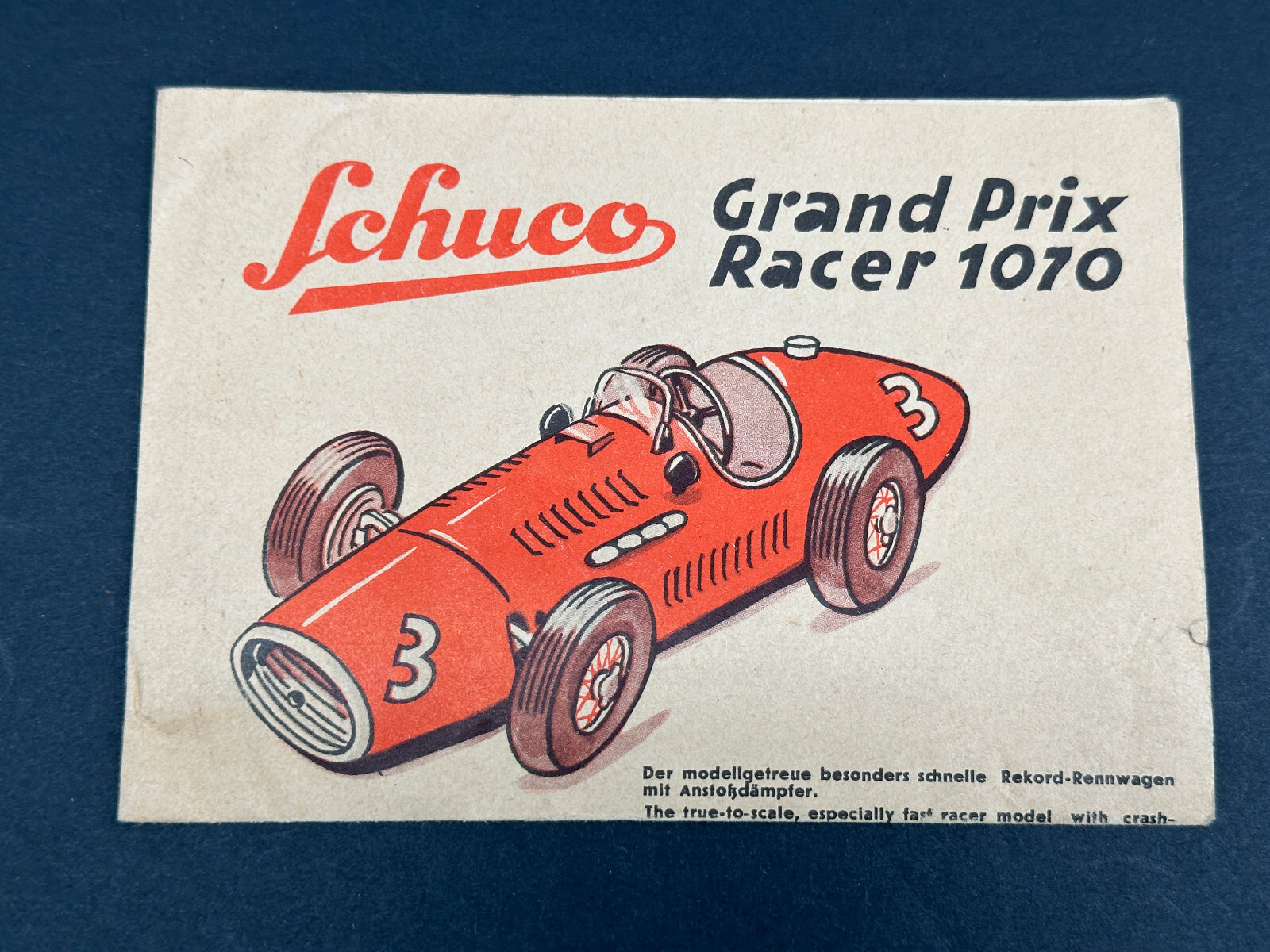 ミニカー Schuco Grand Prix Racer 1070 Schuco Grand Prix Racer 1070 / Vintage Clockwork Toy Car