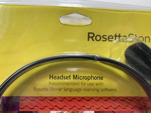 NEW - SEALED Rosetta stone headset microphone/Ships Quick And Free!