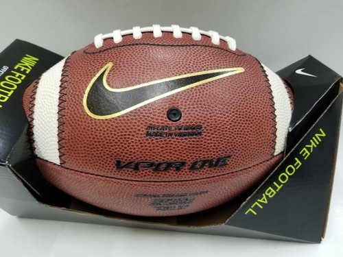 New Nike Vapor One Size 9 Official Game Leather Football PFT059-201 MSRP $90