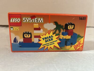 VTG Lego System Basic 1651 Trial Size New Sealed 1993- 30 Pieces