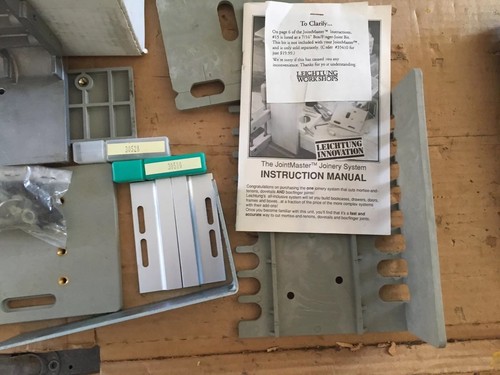 Shopsmith Mortise/tenion Dovetail Jig with manual