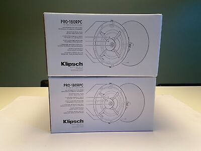 Brand New Klipsch PRO-180RPC In-Ceiling Speaker  X 2 units for sale