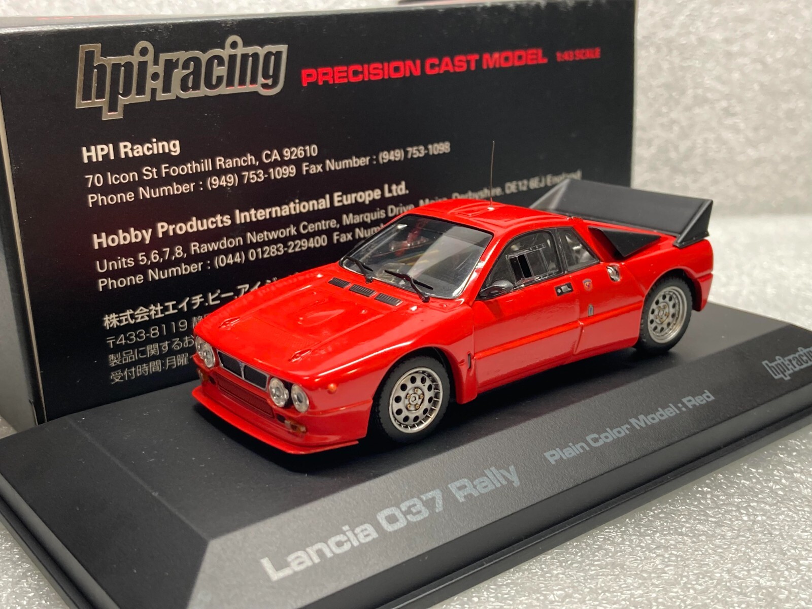 hpiレーシング 1/43 ランチア 037 サファリラリー 1986 #3 No