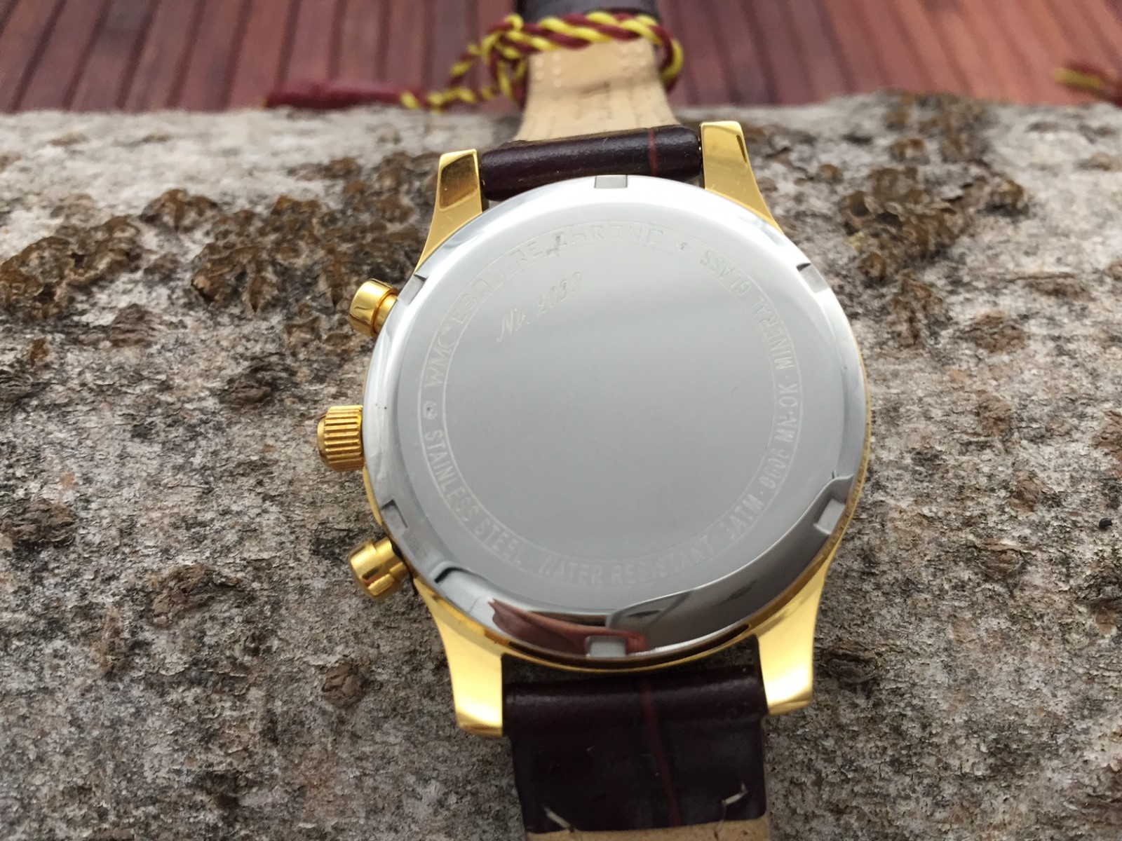 WMC Chronograph quarz movement stainless steel watch stop function