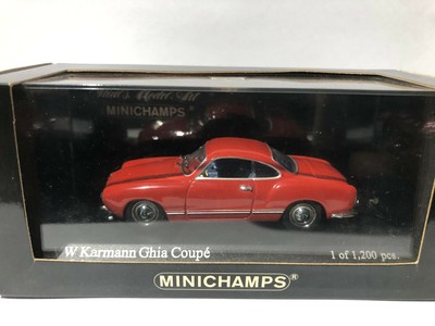 Minichamps VW Volkswagen Karmann Ghia Coupe rot 1:43  NeuOVP