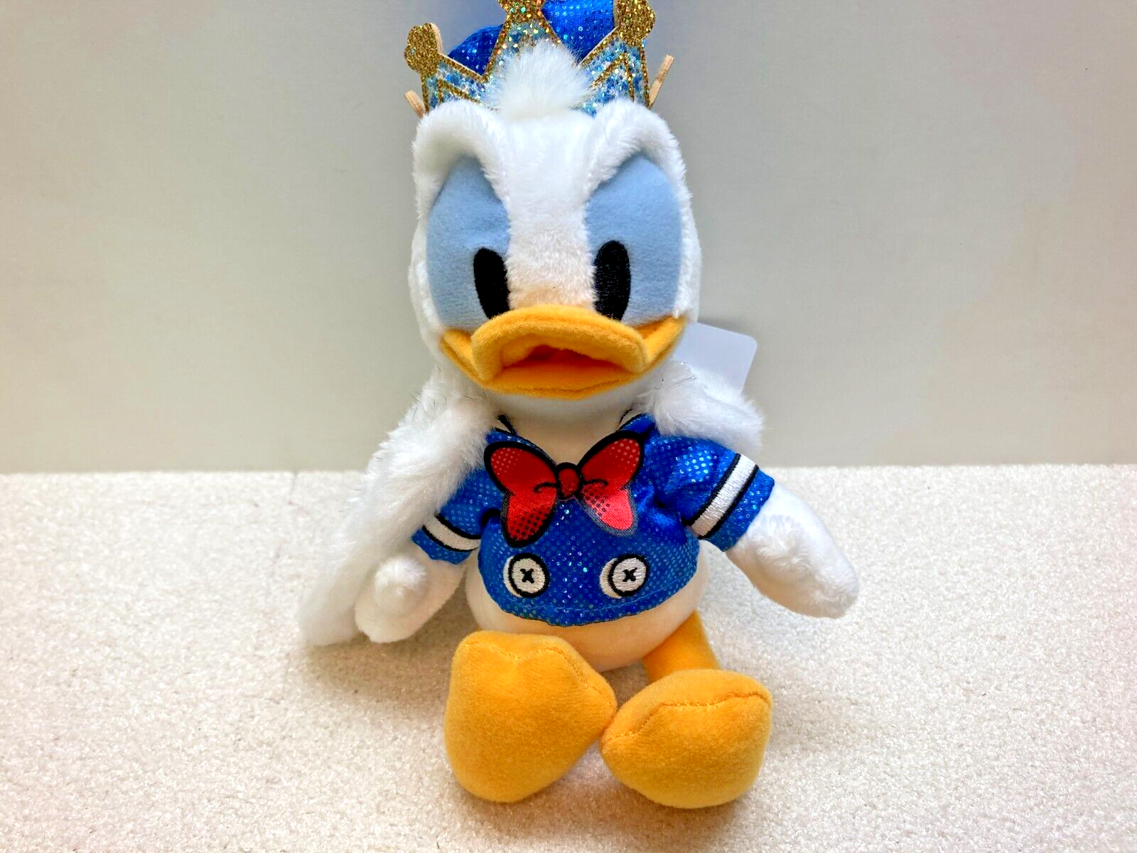 Japan Tokyo Disney Donald Plush Badge Quacky Duck City 2025