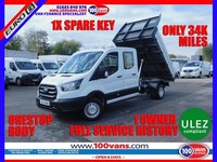 2021 Ford Transit 2.0 350 EcoBlue Leader Tipper Double Cab 4dr Diesel Manual RWD