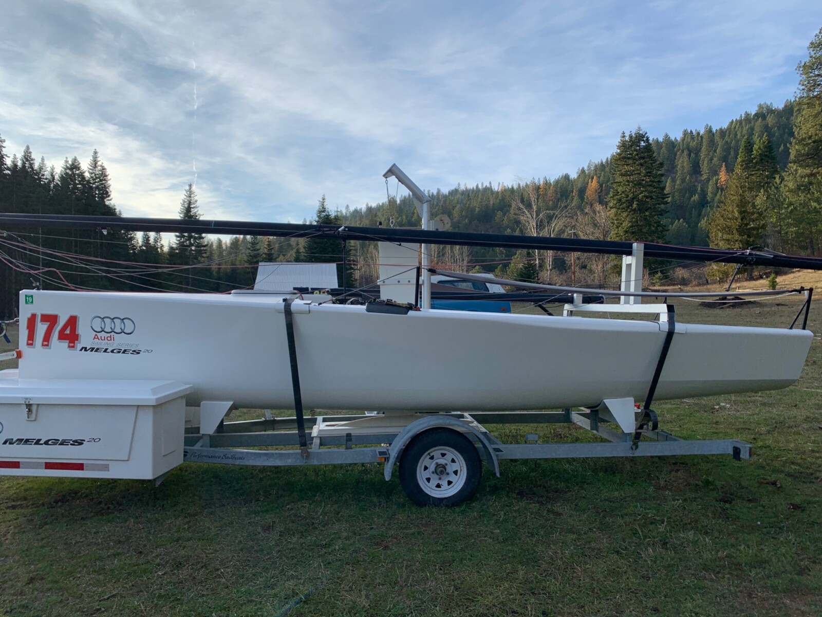 Melges 20 Hull #174, Excellent Like New Condition! Factory Trailer included.