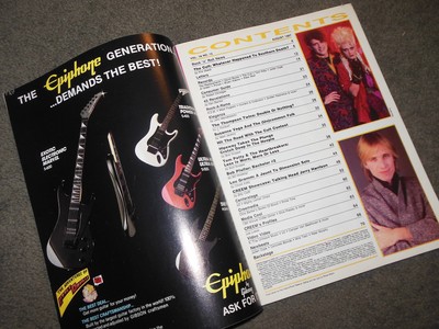 CREEM Aug 1987 Magazine CULT Suzanne Vega Thompson Twins Ramones Tom Petty