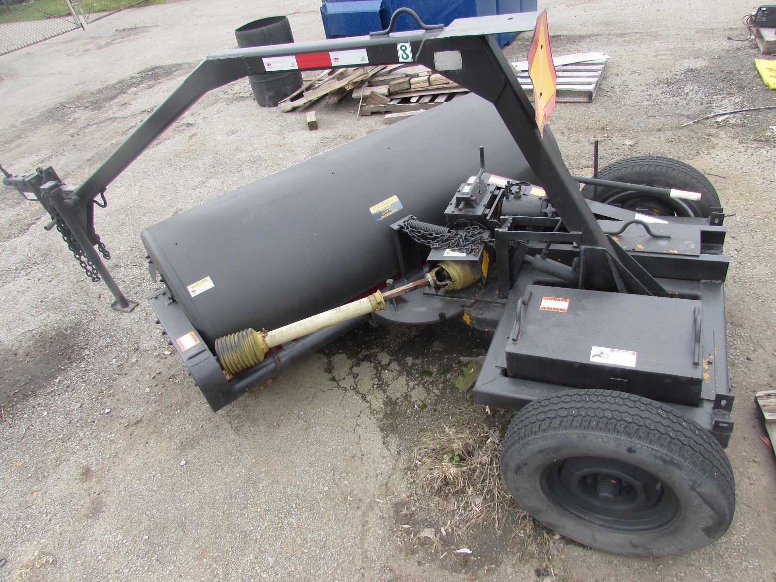 SWEEPSTER PULL TYPE BROOM WHEEL DRIVEN