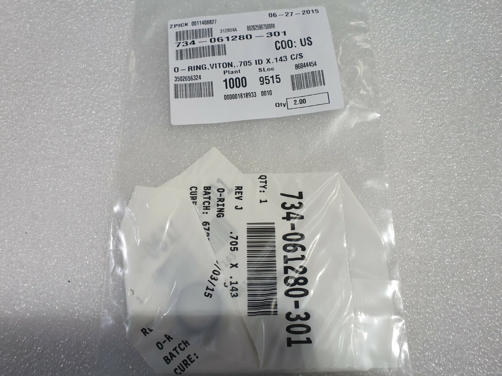 りんご　0324 NEW LAM O-RING, .705 ID X.143 C/S 734-061280-301 | eBay