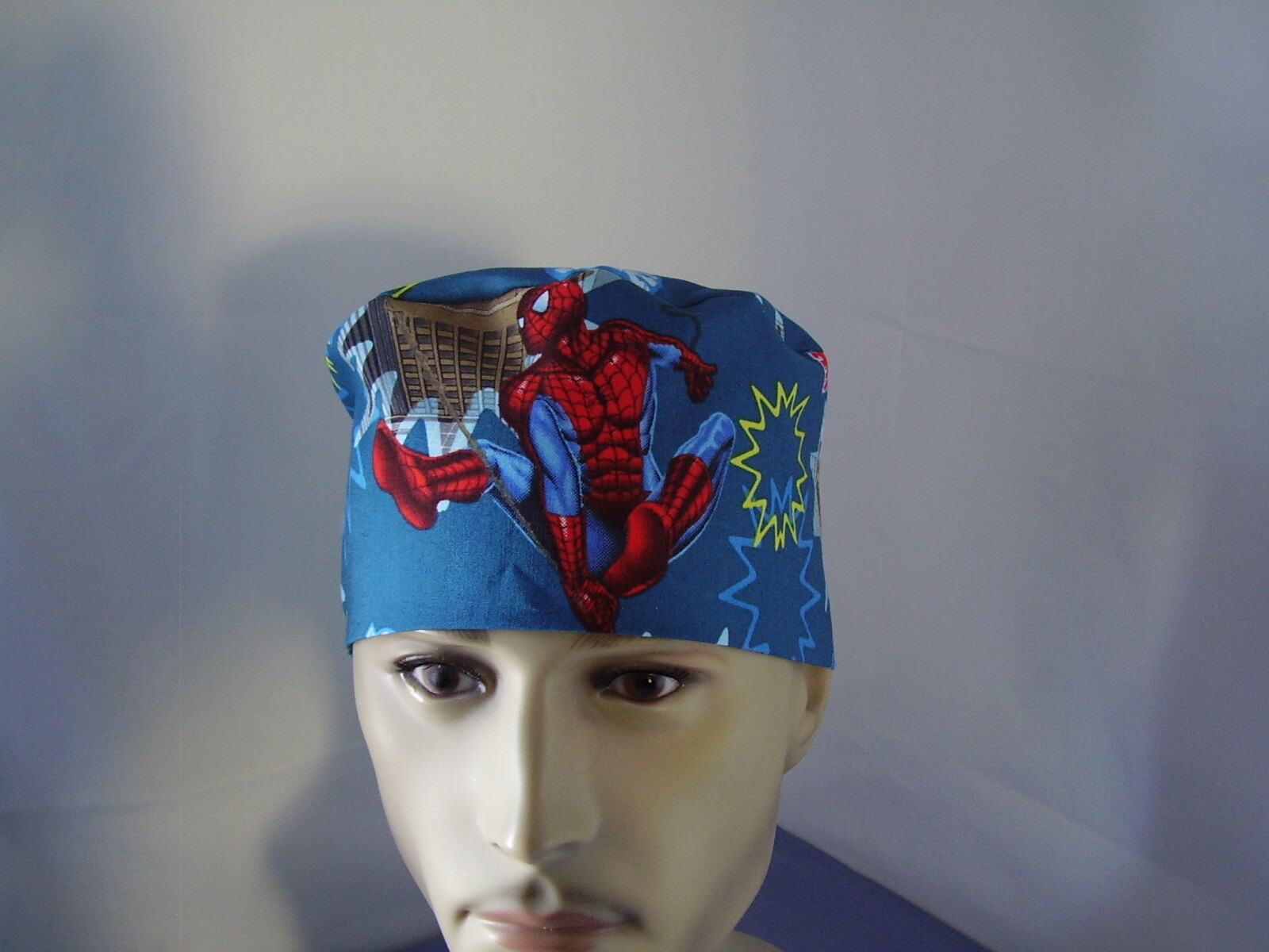 Scrub Hat Surgical Tieback Cap - Spiderman - One size