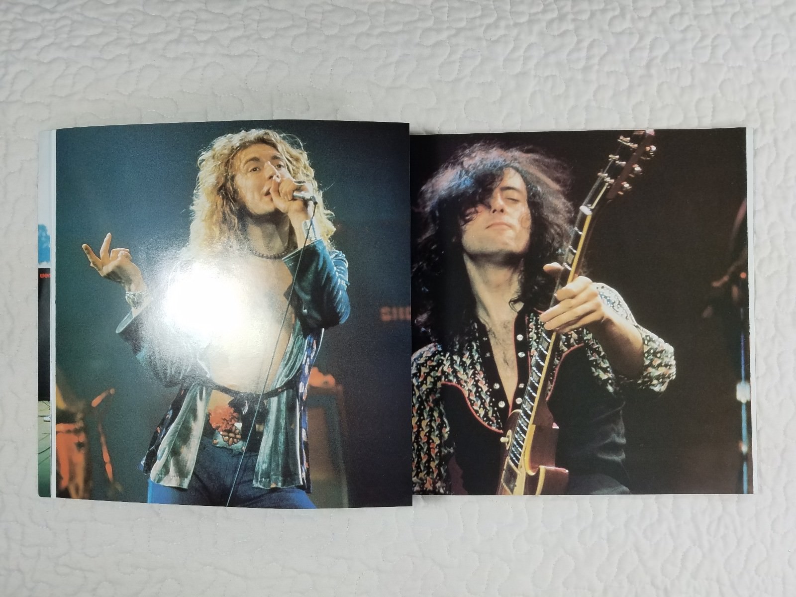 Led Zeppelin Band Light & Shade Photo Souvenir Music Book Memorabilia