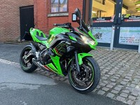2023 Kawasaki Ninja 650 in KRT Green - lots of accessories 