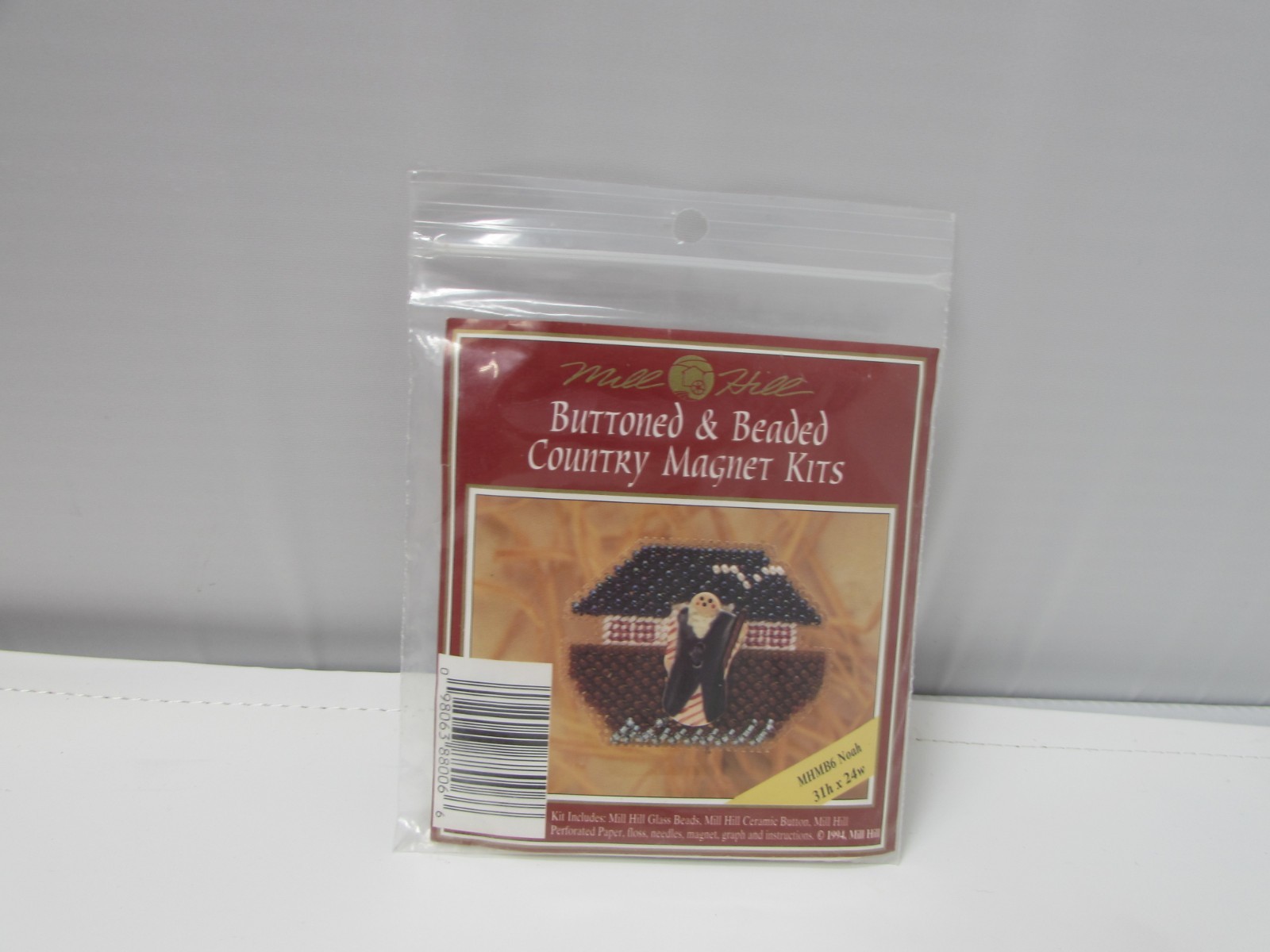 Buttoned and Beaded Country Magnet Kits - Mill Hill - Vintage Magnet Kit