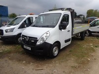 2020 Vauxhall Movano 2.3 Turbo D 135ps H1 Crew Cab Dropside CHASSIS CAB Diesel M