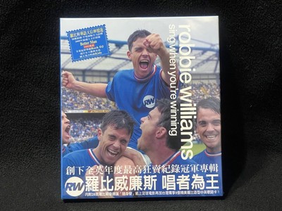 Robbie Williams Sing When You're Winning Taiwan Ltd w/box CD Sealed 2000 Poster