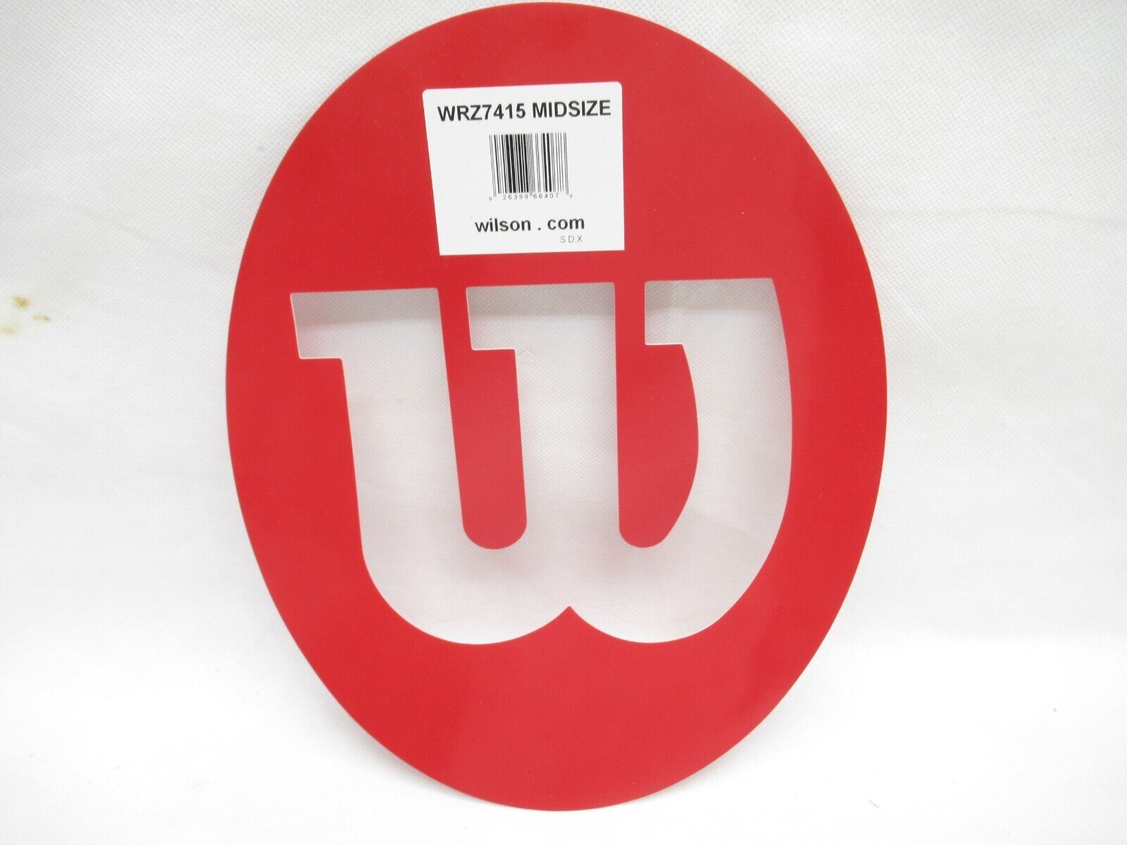 NEW** WILSON LOGO TENNIS RACQUET STENCIL FOR STRINGBED NEW** WILSON LOGO TENNIS RACQUET STENCIL FOR STRINGBED