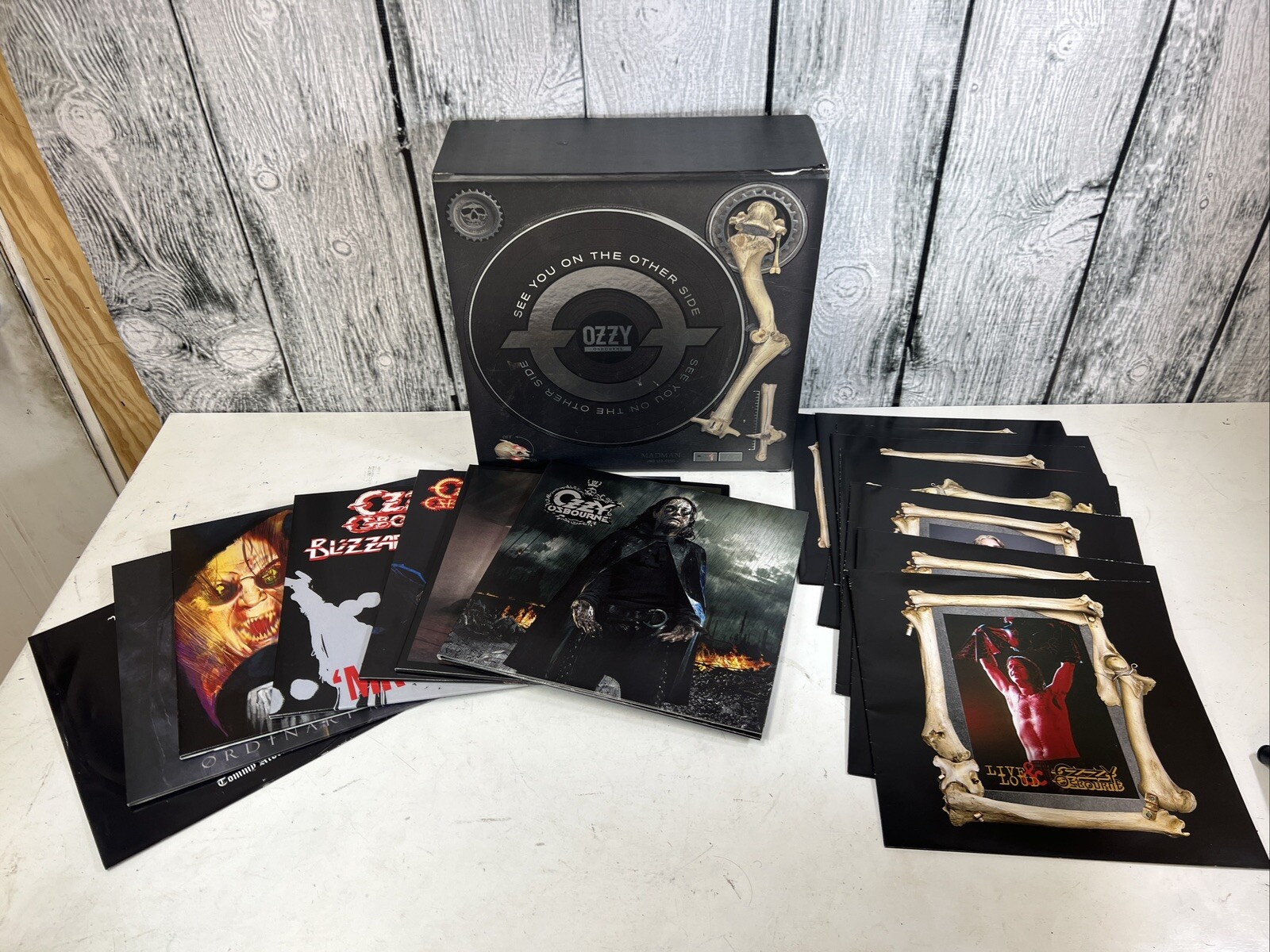 Ozzy Osbourne See You on the Other Side Colored Vinyl Record Box Set Incomplete