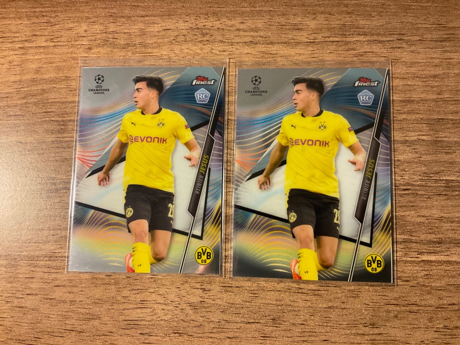 TOPPS サッカーカード FINEST REINIER JESUS BORUSSIA DORTMUND 070/125 #89 送料無料 中古 IT1 2020-21 Topps Finest UEFA REINIER JESUS Rookie RC #89