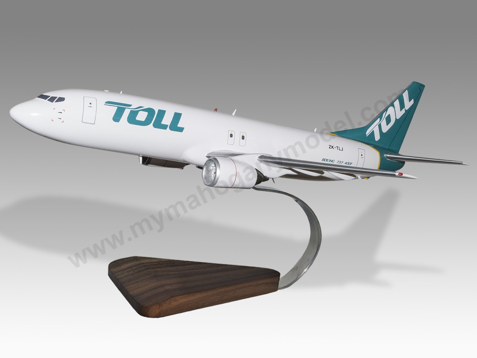 航空機・ヘリコプター NRISK JTA BOEING 737-400  1/100 Boeing 737-400 Toll Aviation Desk Wood Airplane New Model