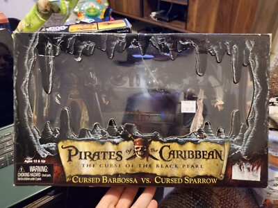 Pirates Of The Caribbean 6 Inch Figure Box Set - Barbossa vs Cursed Sparrow