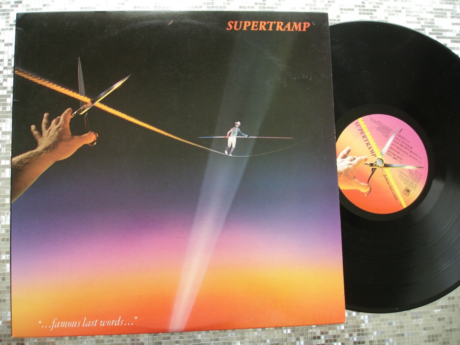 Supertramp ‎ ~ Famous Last Words ~ Vintage LP A&M