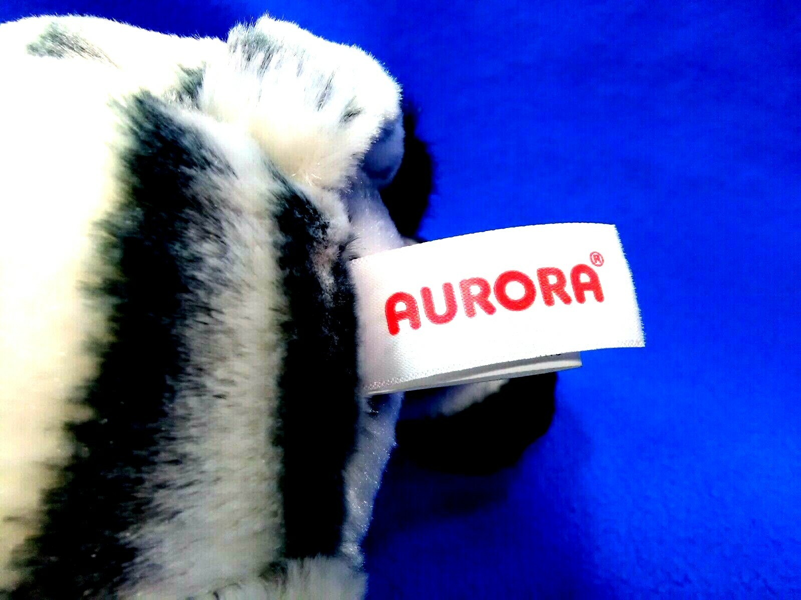 Plush Zebra By Aurora With Tags 12 Inches plush animal
