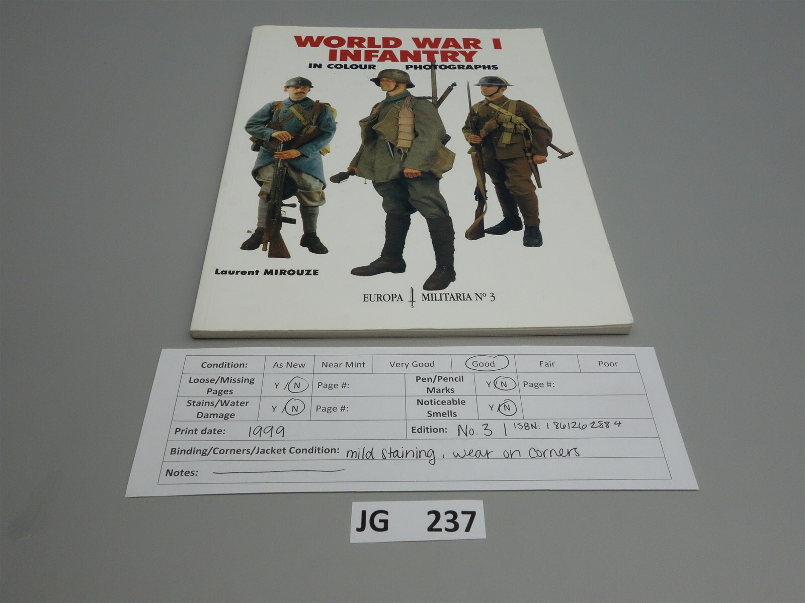 WORLD WAR I INFANTRY カラー写真集